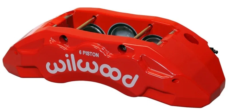 Wilwood 120-13817-RD, Caliper-TX6R- R/H - Red 1.75/1.62/1.62in Pistons 1.38in Disc