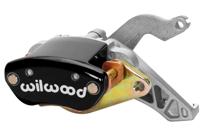 Wilwood 120-12070-BK, Caliper-MC4 Mechanical-L/H - Black w/ Logo 1.19in Piston .81in Disc