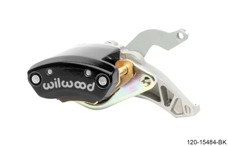 Wilwood 120-15484-BK, Caliper - MC4 Mechanical Right Hand - Black 1.19in Piston 1.10in Rotor - Black