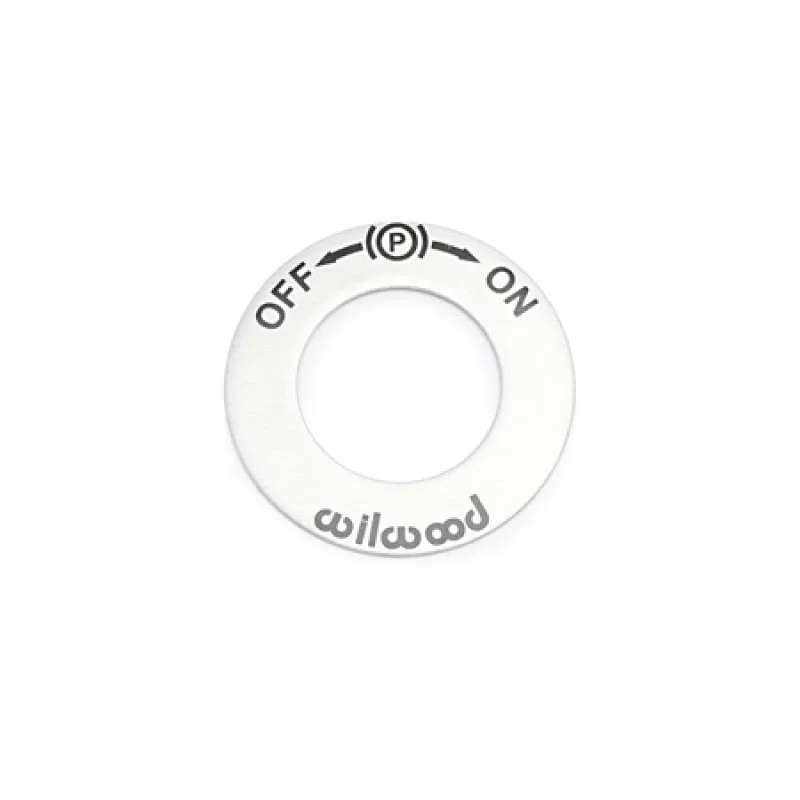 Wilwood 400-15730, ON/OFF Switch EPB Sticker ALUM .87 IDx