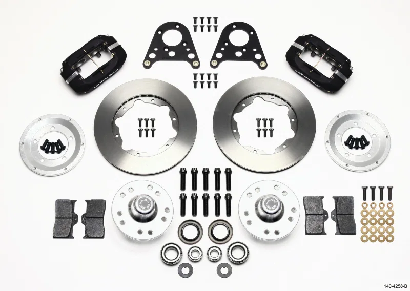 Wilwood 140-4258-B, Forged Dynalite Front Kit 10.75in Art Morrison Strut
