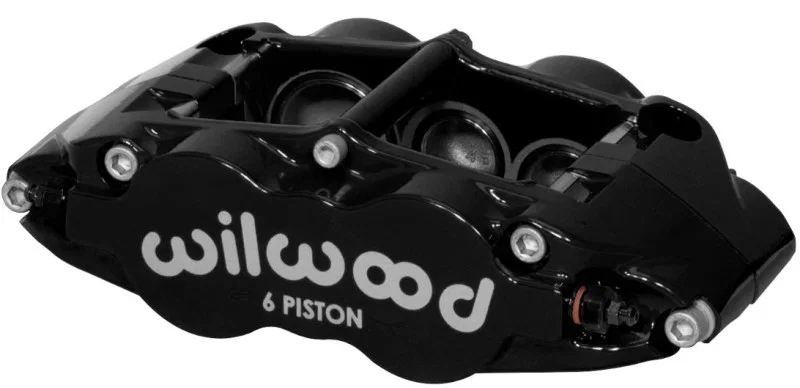 Wilwood 120-14540-BK, Caliper-Forged Narrow Superlite 6R-L/H - Aluminum 1.75/1.25in/1.25in Pistons - 1.10in Rotor