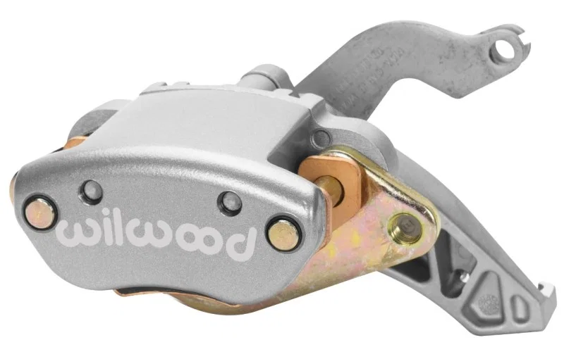 Wilwood 120-12069, Caliper-MC4 Mechanical-R/H - Silver No Logo 1.19in Piston .81in Disc