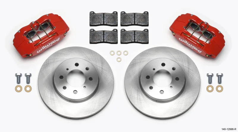 Wilwood 140-12996-R, DPHA Front Caliper & Rotor Kit Red Honda / Acura w/ 262mm OE Rotor