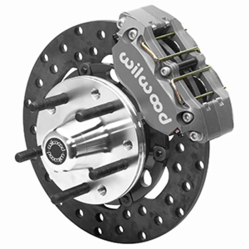 Wilwood 140-14418-D, 70-78 Camaro Dynapro Lug Mount Front Dynamic Drag Brake Kit -Type III Ano Caliper - Drilled