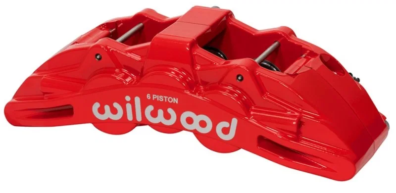 Wilwood 120-14862-RD, Caliper Red SX6R 4.04in Piston 1.25in Disc