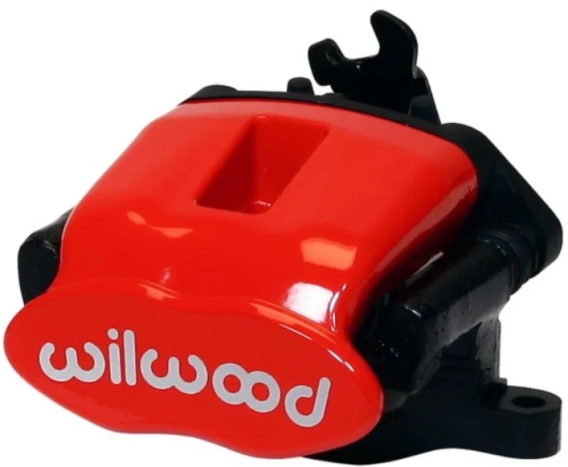 Wilwood 120-10113-RD, Caliper-Combination Parking Brake-R/H-Red 41mm piston .81in Disc