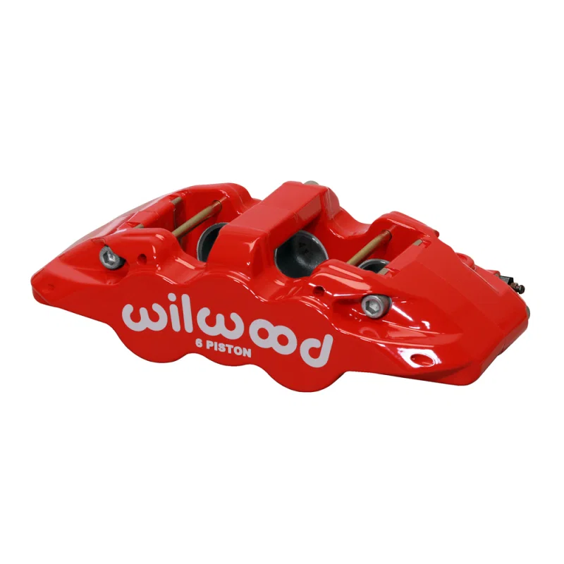 Wilwood 120-16891-RD, caliper AERO6 1.75/1.62/1.62 .810 rotor .80 THK pad L/H red