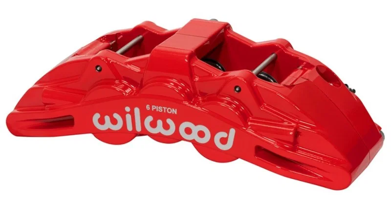 Wilwood 120-14863-RD, Caliper Red SX6R 4.04in Piston 1.25in Disc