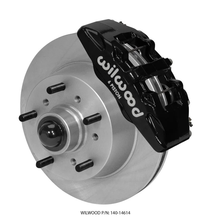 Wilwood 140-14614, Dynapro 6 Front Kit 11.75 Rotor Black 68-72 Ford F100