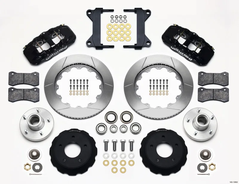 Wilwood 140-13692, AERO6 Front Hub Kit 14.00 Chevy C-10 60-87 CPP Drop Spindle