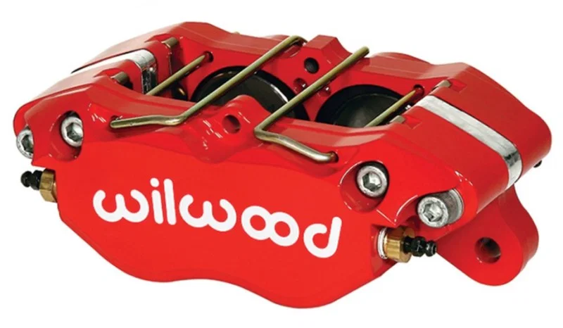 Wilwood 120-9706-RD, Caliper-Dynapro 5.25in Mount-Red 1.00in Pistons .81in Disc