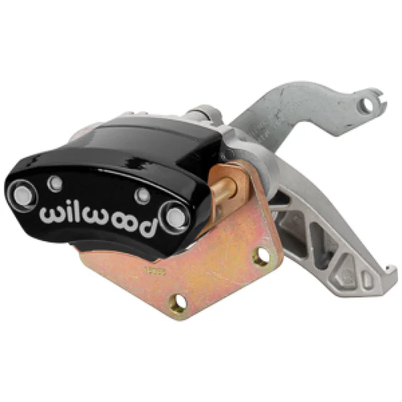 Wilwood 120-17143-BK, RH MC4 Mechanical Parking Brake Caliper - 2.00in Bracket - 1.10in Disc - Black