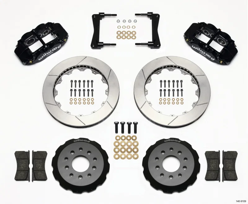 Wilwood 140-9109, Narrow Superlite 6R Front Hat Kit 13.06in 2005-2014 Mustang