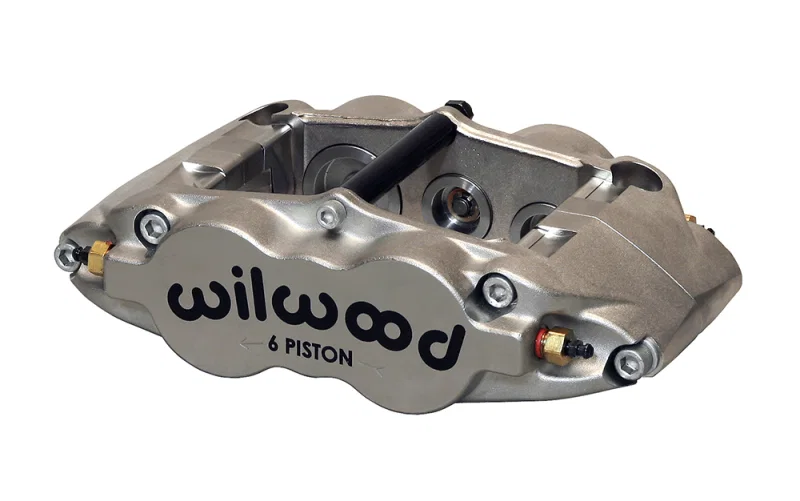 Wilwood 120-13267-N, Caliper-Forged Superlite 6R-ST-R/H - Nickel 1.62/1.12/1.12in Pistons 1.25in Disc