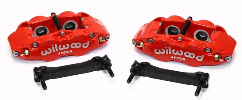 Wilwood 140-14026-R, Narrow Superlite 4R Rear Caliper & Bracket Kit - Red 97-13 C5/C6 Corvette w/ OEM Rotors