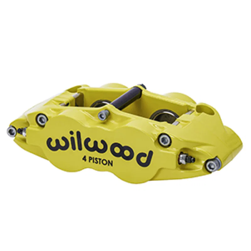 Wilwood 120-14056-Y, Caliper-Forged Superlite 4R 1.38/1.38in Pistons 1.10in Disc, Yellow