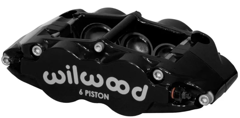 Wilwood 120-11780-BK, Caliper-Narrow Superlite 6R-RH - Black 1.62/1.12/1.12in Pistons 1.10in Disc