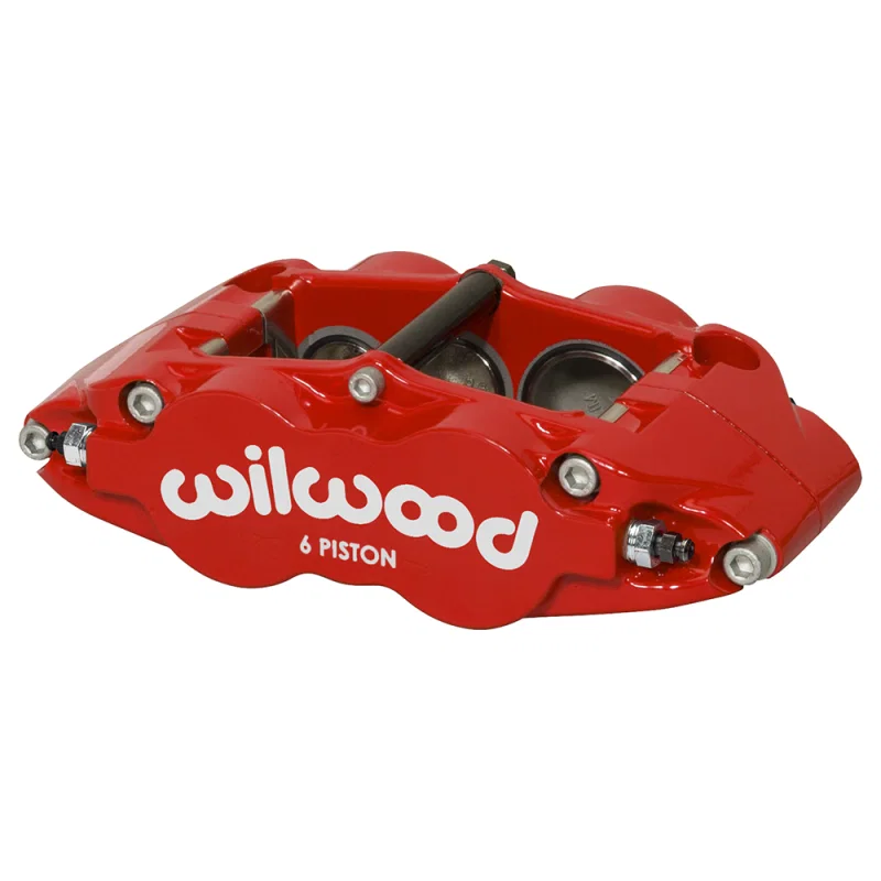 Wilwood 120-14490-RD, caliper FNSL6R-DS 1.62/1.12/1.12 1.25 rotor L/H dust seal red