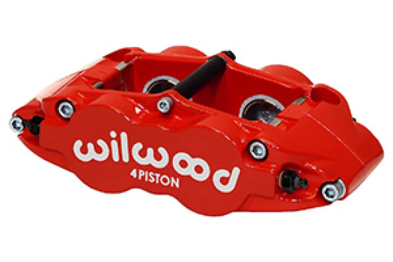 Wilwood 120-14056-RD, Caliper-Forged Superlite 4R 1.38/1.38in Pistons 1.10in Disc, Red