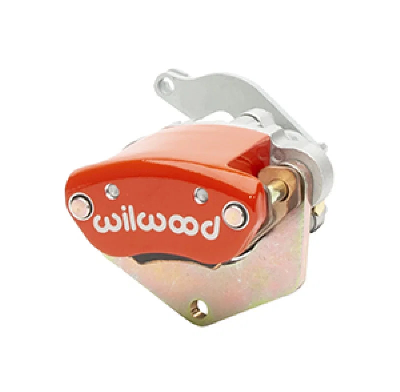Wilwood 120-15354-RD, Caliper-MC4 Mechanical-L/H - Red w/ Logo 1.19in Piston .81in Disc