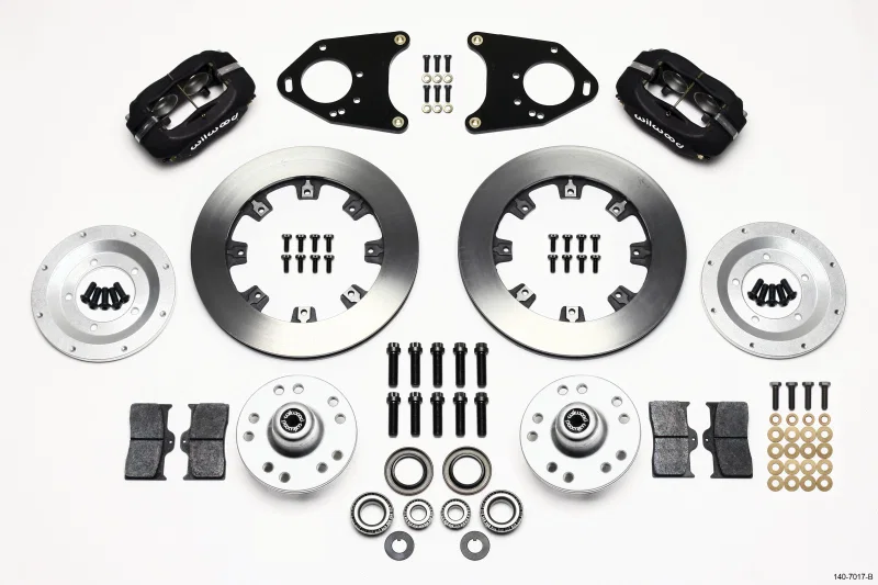 Wilwood 140-7017-B, Forged Dynalite Front Kit 12.19in 71-80 Pinto/Mustang II Disc & Drum