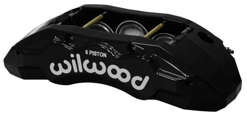 Wilwood 120-13813-BK, Caliper-TX6R- R/H - Black 2.00/1.88/1.88in Pistons 1.50in Disc