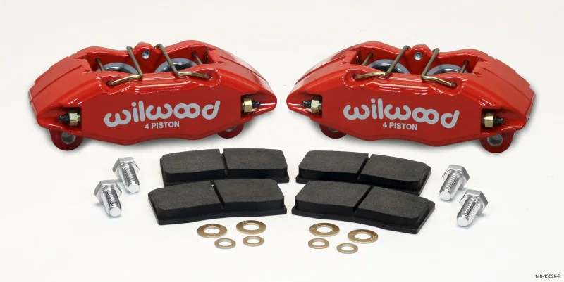 Wilwood 140-13029-R, DPHA Front Caliper & Pad Kit Red Honda / Acura w/ 262mm OE Rotor