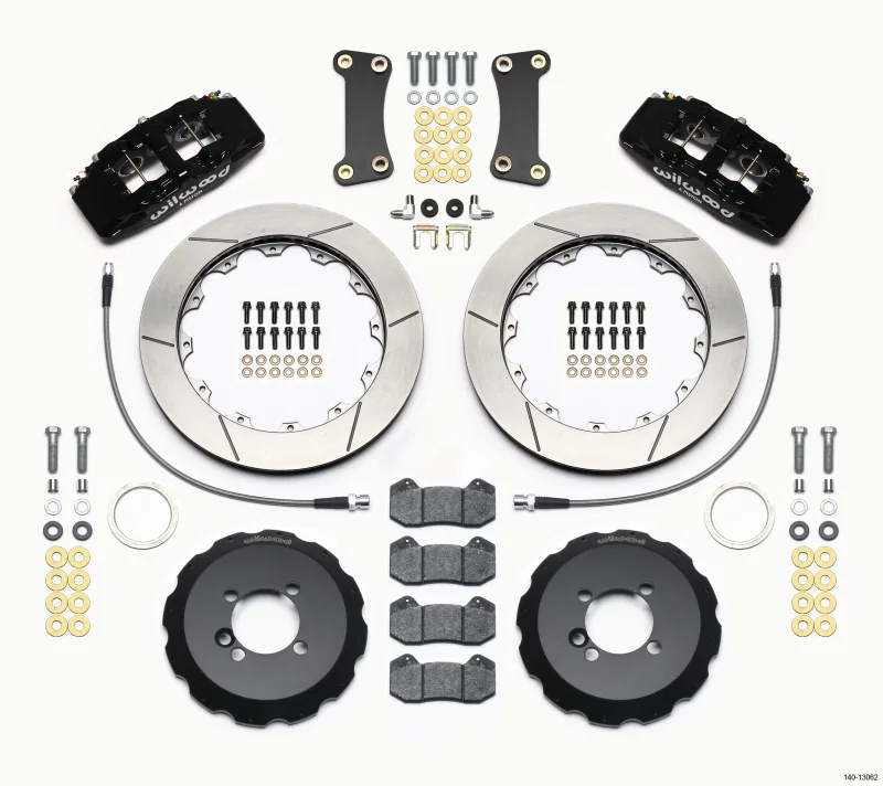 Wilwood 140-13062, Dynapro 6 Front Hat Kit 12.88in 2002-Up Mini Cooper w/ Lines