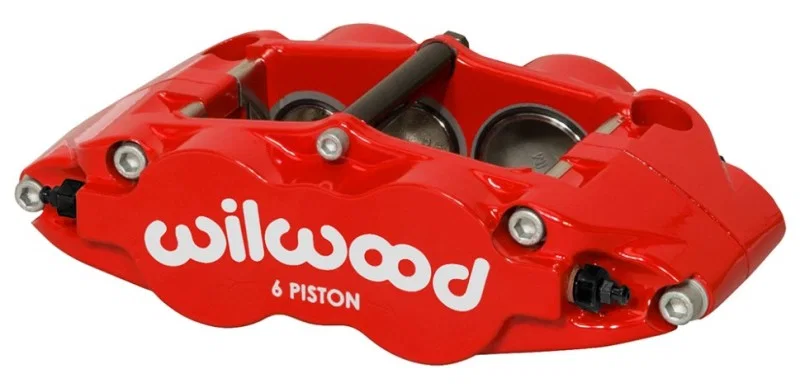 Wilwood 120-14436-RD, Caliper Forged Narrow Superlite R/H FNSL6R-DS Dust Seal 1.62/1.12 1.10in Rotor Width - Red