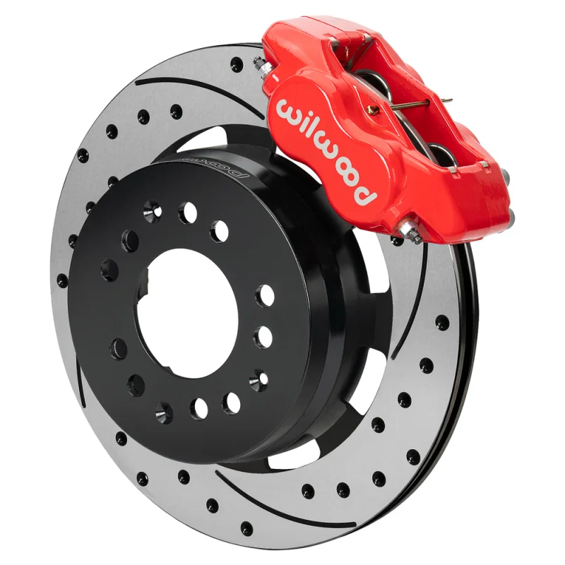 Wilwood 140-17982-DR, kit front FDLI wwe 2IN. drop alum pro spindle 12.19 rotor SRP red