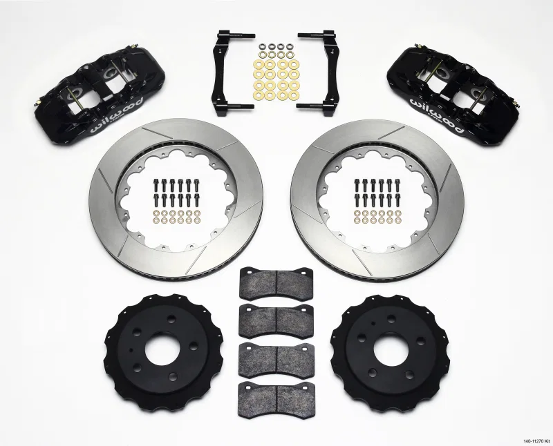 Wilwood 140-11270, AERO4 Rear Kit 14.25in 2010-2015 Camaro