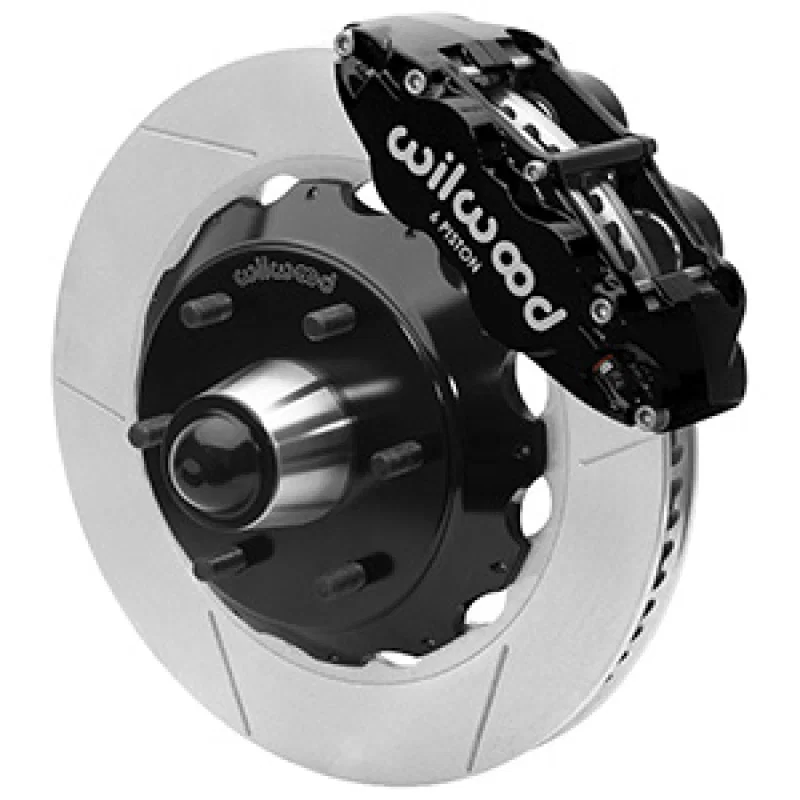 Wilwood 140-16458, 63-87 C10 CPP Spindle FNSL6R Front BBK 14in Slotted 6x5.5 BC - Black