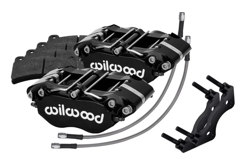 Wilwood 140-16678, 84-89 Porsche 911 Rear Dynapro Caliper Kit 3in MT - Black