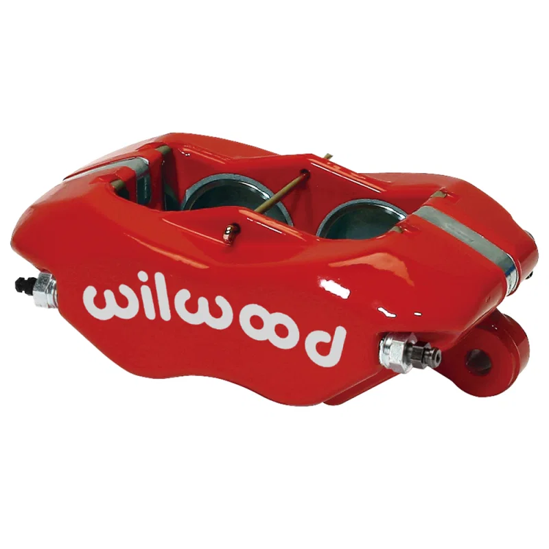 Wilwood 120-6811-RD, Caliper-Forged Dynalite-Red 1.62in Pistons .81in Disc