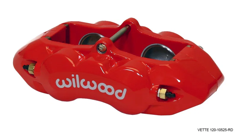 Wilwood 120-10525-RD, Caliper-D8-4 Front Red 1.88in Pistons 1.25 Disc