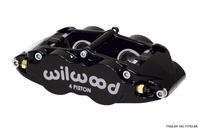 Wilwood 120-11783-BK, Caliper-Narrow Superlite 4R - Black 1.25/1.25in Pistons 1.10in Disc