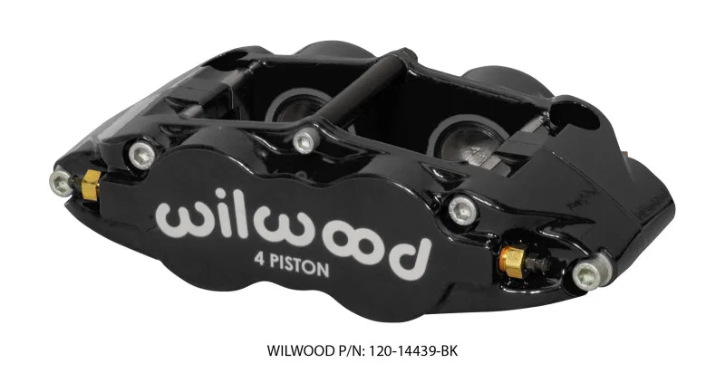 Wilwood 120-14439-BK, Caliper Forged Narrow Superlite FNSL4R-DS Dust Seal 1.25/1.25 1.10in Rotor Width - Black