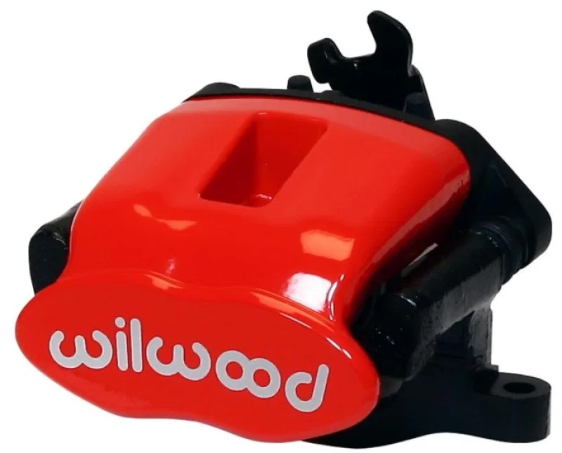 Wilwood 120-10112-RD, Caliper-Combination Parking Brake-L/H-Red 41mm piston .81in Disc