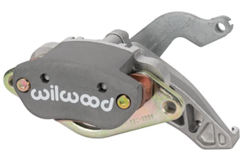 Wilwood 120-17271, Caliper-MC4 Mechanical-R/H Grey w/ Logo 1.11in Piston .39in Disc