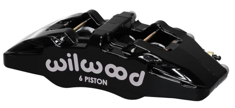 Wilwood 120-13437-BK, Caliper-Forged Dynapro 6 5.25in Mount-L/H 1.62/1.12/1.12in Pistons 1.10in Disc