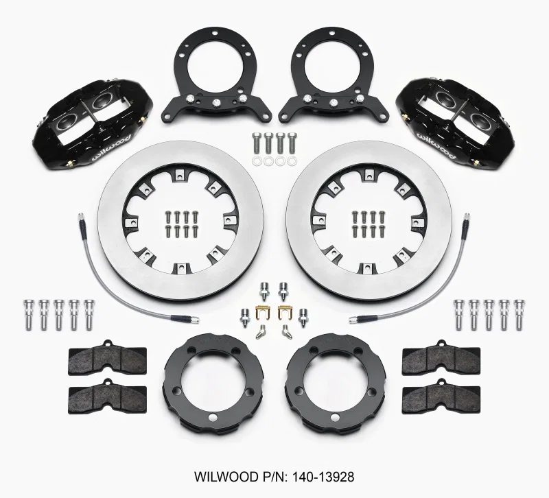 Wilwood 140-13928, D8 Front Hat Kit 12.19in Rotor 76-77 Ford Bronco Dana 44 w/Lines