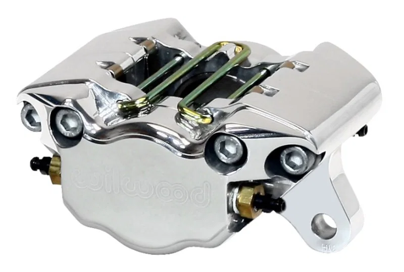Wilwood 120-9689-PLP, Caliper-Polished Dynapro Single 3.75in Mount 1.75in Pistons .19in Disc Long Piston