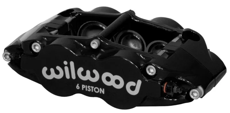 Wilwood 120-11781-BK, Caliper-Narrow Superlite 6R-LH - Black 1.62/1.12/1.12in Pistons 1.10in Disc