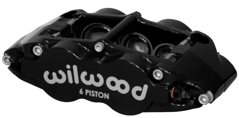 Wilwood 120-12003-BK, Caliper-Narrow Superlite 6R-LH - Black 1.38/1.12/1.12in Pistons 1.10in Disc
