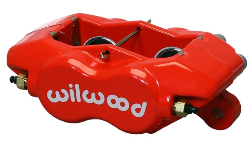 Wilwood 120-13844-RD, Caliper-Forged Dynalite-Red 1.75in Pistons .81in Disc
