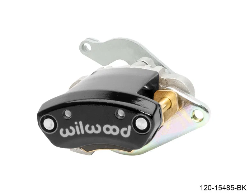 Wilwood 120-15485-BK, Caliper - MC4 Mechanical Left Hand - Black 1.19in Piston 1.10in Rotor - Black