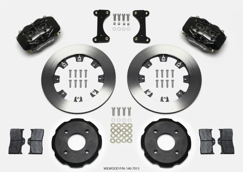 Wilwood 140-7015, Forged Dynalite Front Hat Kit 12.19in 2002 Mitsubishi Lancer