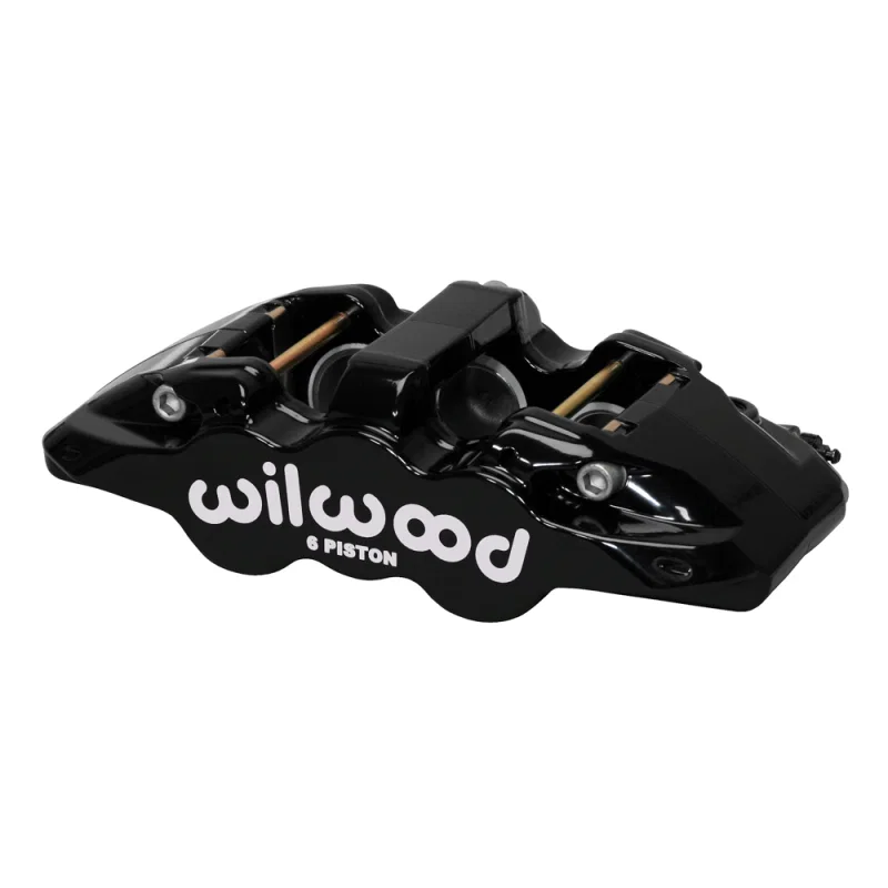 Wilwood 120-16893-BK, caliper AERO6 1.75/1.62/1.62 1.25 rotor .80 THK pad L/H black