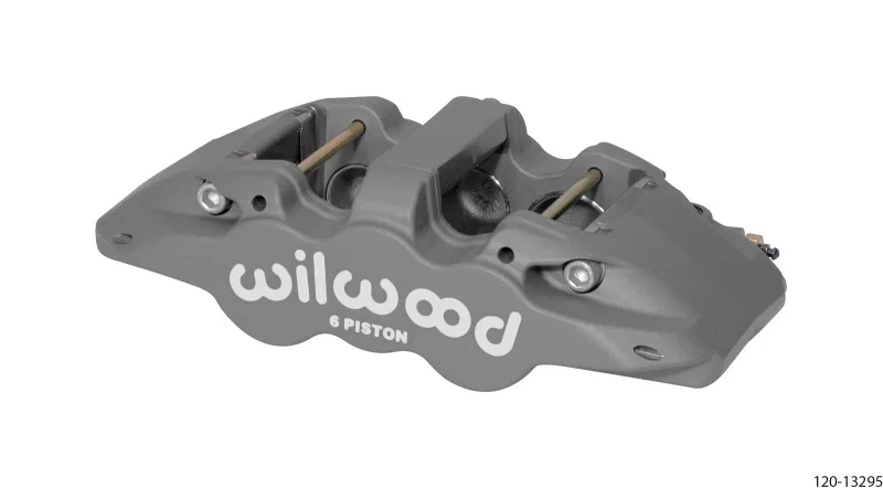 Wilwood 120-13295, Caliper-Aero6-R/H - Black Anodize 1.75/1.38/1.38in Pistons 1.25in Disc